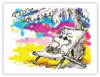 Tom Everhart Prints Tom Everhart Prints Beneath the Palms - The Sparkling Croissant